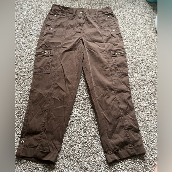 Chico's Brown Capris - Picture 2 of 7